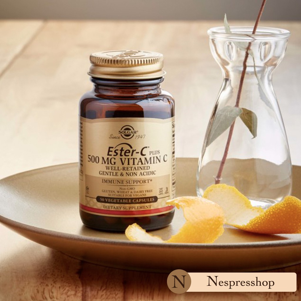 Solgar EsterC Plus Vitamin C 500 mg 100250 Vegetable Capsules thomsu