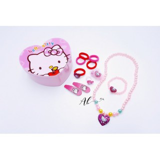 Angel Baby Hello Kitty เครื่องประดับและเครื่องประดับผม (7P: สีชมพู)