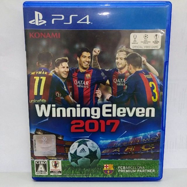 แผ่นเกมส์ PS4 winning eleven 2017