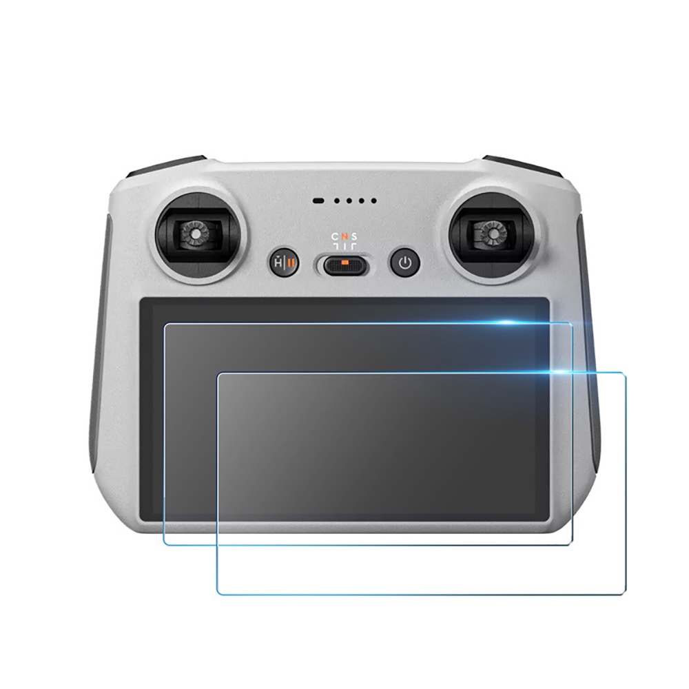 2pcs ฟิล์มนิรภัยสําหรับ DJI Flip/ Air3S/Mini 4 Pro/Air3 RC2 /Mini3 Pro RC2 พร้อมหน้าจอรีโมทคอนโทรล HD กระจกนิรภัยป้องกันฟิล์มสําหรับ Mini 3 Pro อุปกรณ์เสริม
