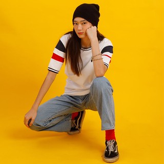 KKNOW NW Oversize Polo Ringer #ขาว