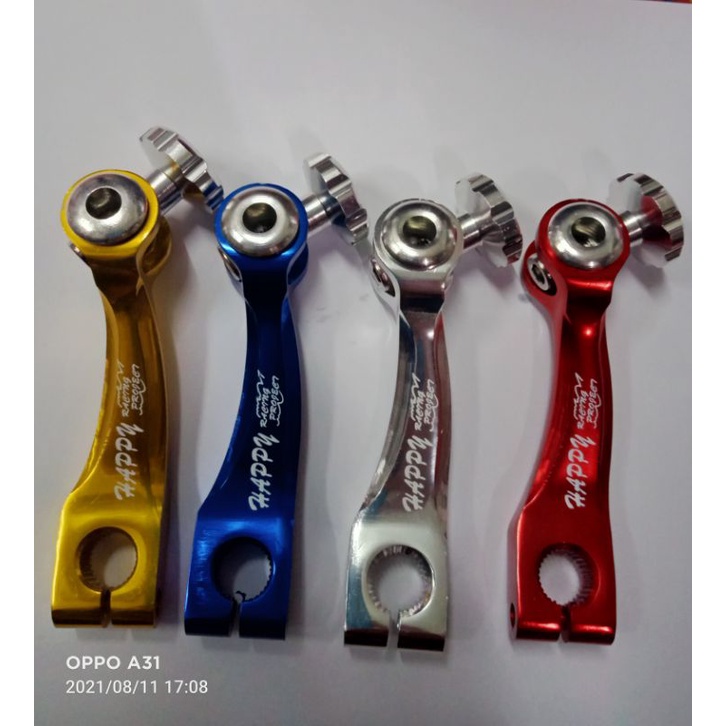 มือลิงหนา honda งานอลูมิเนียม ไดร์ สีสวยงามใส่ได้ wave ทุกรุ่น/ดรีมใส่ได้