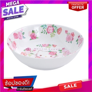 ชามเมลามีน 7.5" SUPERWARE KITTY ROSE GARDEN อุปกรณ์ใส่อาหาร MELAMINE BOWL 7.5" SUPERWARE KITTY ROSE GARDEN