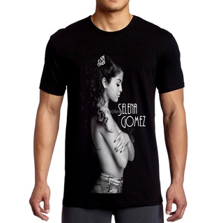 ขายดี เสื้อยืดแขนสั้น พิมพ์ลาย Selena Gomez Pop Star OIohcd94IKccbd81 สไตล์คลาสสิก สําหรับผู้ชาย