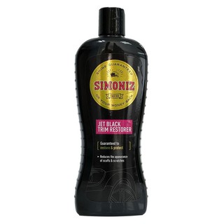 น้ำยาเคลือบเงายาง SIMONIZ JET BLACK TRIM RESTORER 500 มิลลิลิตร SIMONIZ JET BLACK TRIM RESTORER