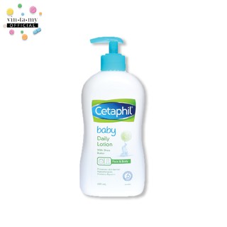 [สินค้าสำหรับเด็ก][ผิวแพ้ง่าย] Cetaphil Baby(เซตาฟิล เบบี้) Daily Lotion ขนาด 400 ml. [EXP.04/2022]