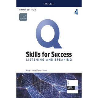 Se-ed (ซีเอ็ด) : หนังสือ Q  Skills for Success 3rd ED 4  Listening and Speaking  Student Book +iQ Online Practice (P)