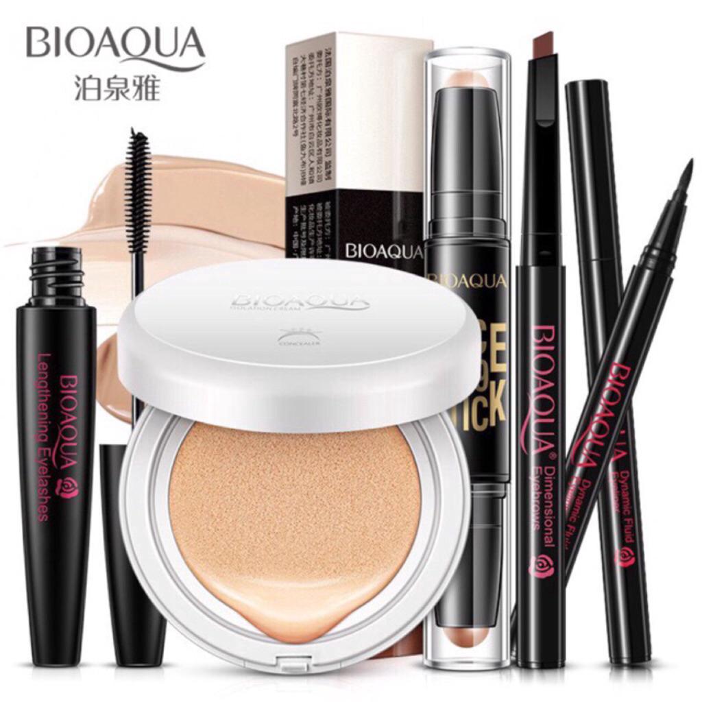 BIOAQUA Make Up Set Cusion BB CC ครีมและอายไลเนอร์