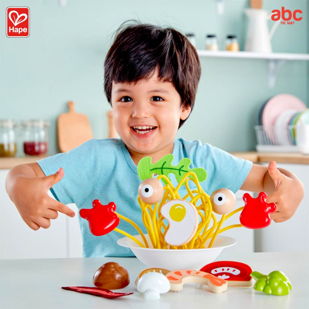 Hape ของเล่นไม้ ของเล่นทำอาหาร เจ้าสปาเก็ตตี้ตัวป่วน Silly Spaghetti ของเล่นเสริมพัฒนาการ 3 ขวบ ขึ้นไป รูปที่ 4