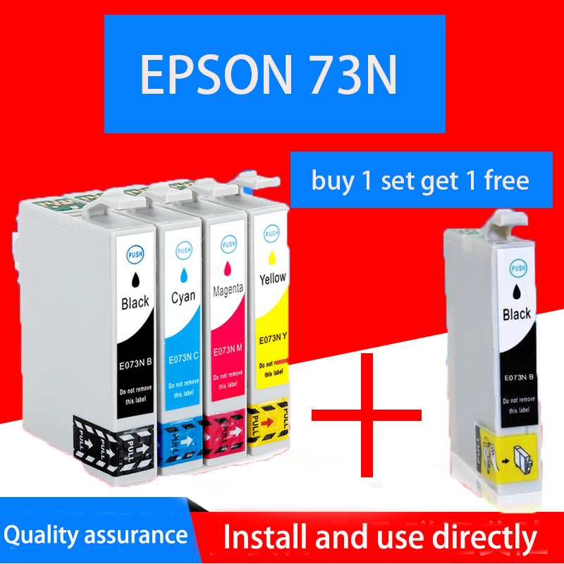 Epson 73 N C13T105390 73N Magenta Ink Cartridge 0731 N Black T 0732 N