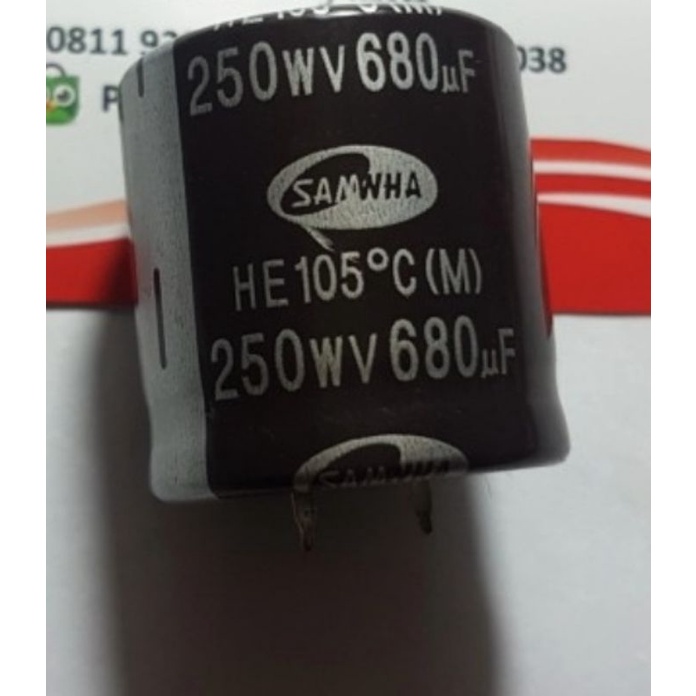 ใหม่ elco 680 250v 680uf kmg