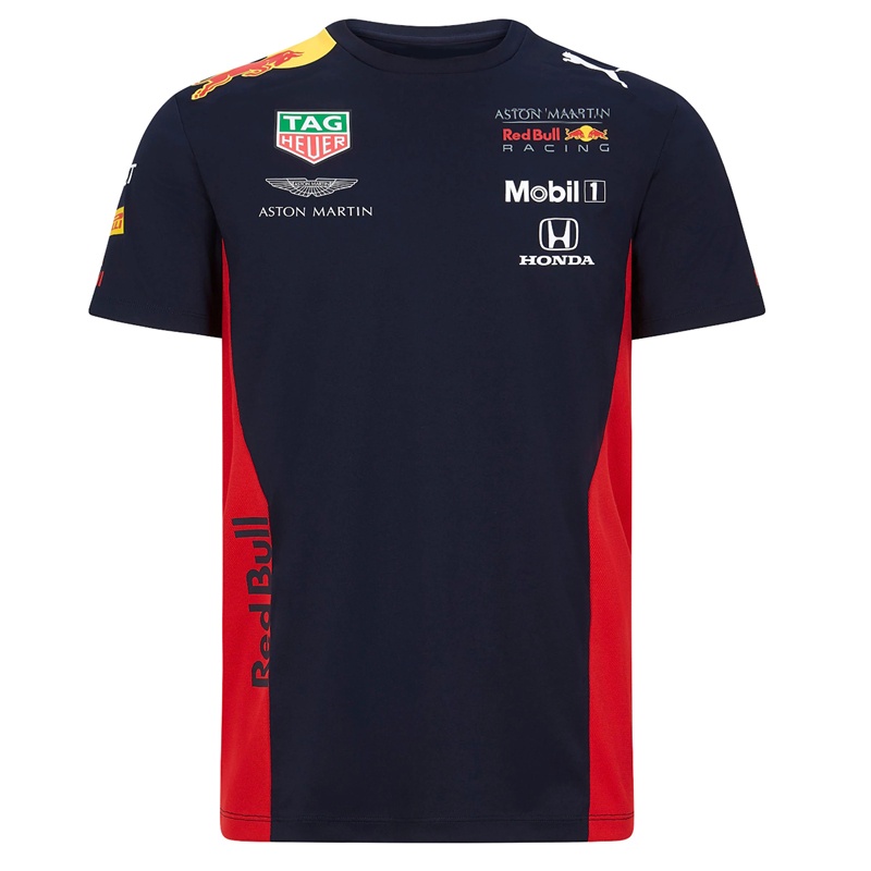 2024 เสื้อแข่ง ฉ1 ใหม่ล่าสุด + กระทิงแดง การแข่งรถ 2024 เสื้อทีม + ฤดูร้อนผู้ชายและผู้หญิงเสื้อยืดแข