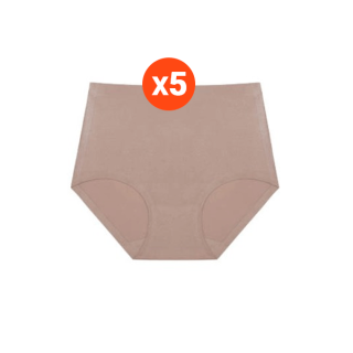 Sabina กางเกงชั้นใน (Set 5 ชิ้น) (ทรง Half ) รุ่น Panty Zone รหัส SUZ3502CD สีเนื้อเข้ม