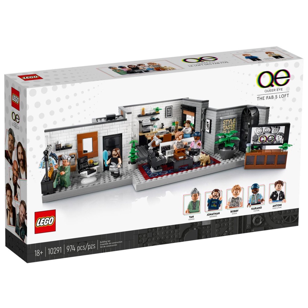 LEGO Creator Expert Queer Eye – The Fab 5 Loft 10291
