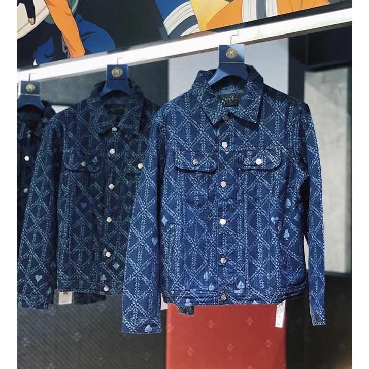 ✅ของแท้100%✅ Holdem denim H8 casino monogram denim jacket