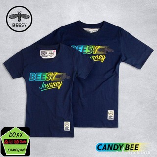 Beesy เสื้อคอกลม  ชาย หญิง  รุ่น Candy bee สีกรม