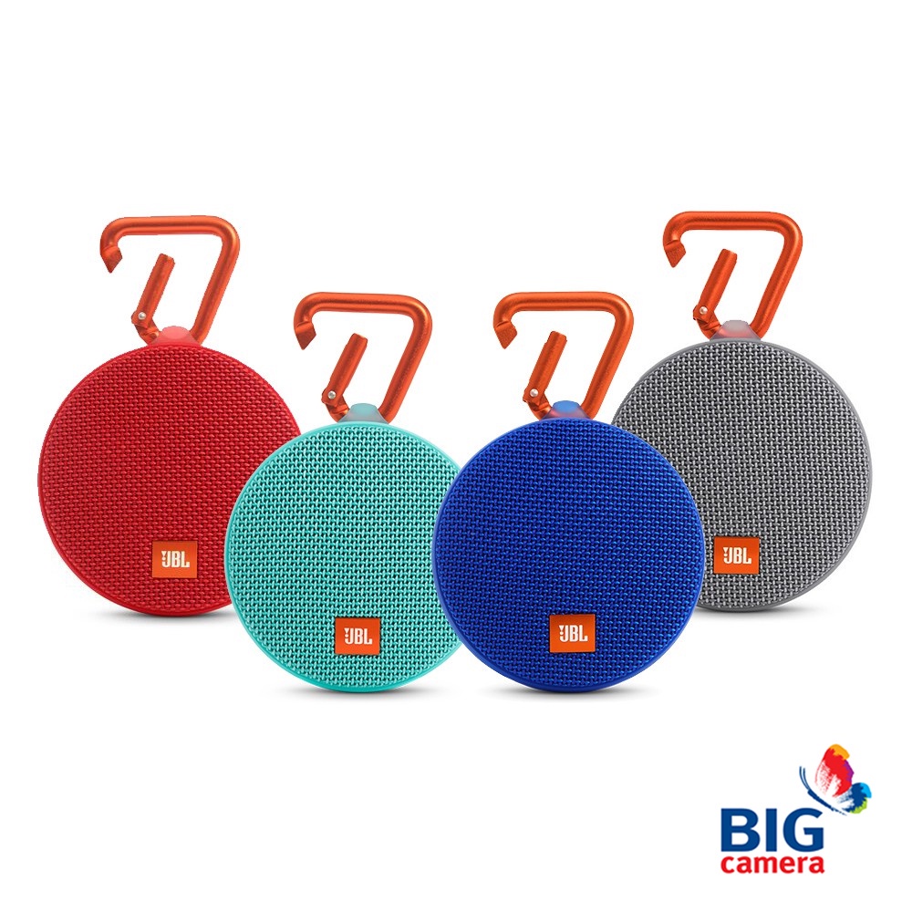 JBL Clip 2 Waterproof Portable Bluetooth Speaker ลำโพงบลูทูธ