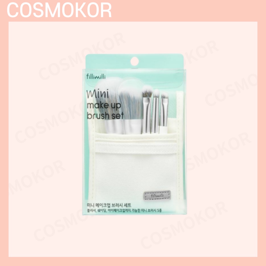 [READY STOCK] Fillimilli Mini Makeup Brush Set (5pcs)