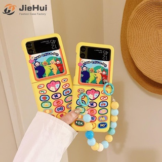 Jiehui เคสโทรศัพท์มือถือ สัมผัสคล้ายผิวหนัง พร้อมเสาอากาศ แฟชั่น สําหรับ Samsung Z Flip4 Z Flip3