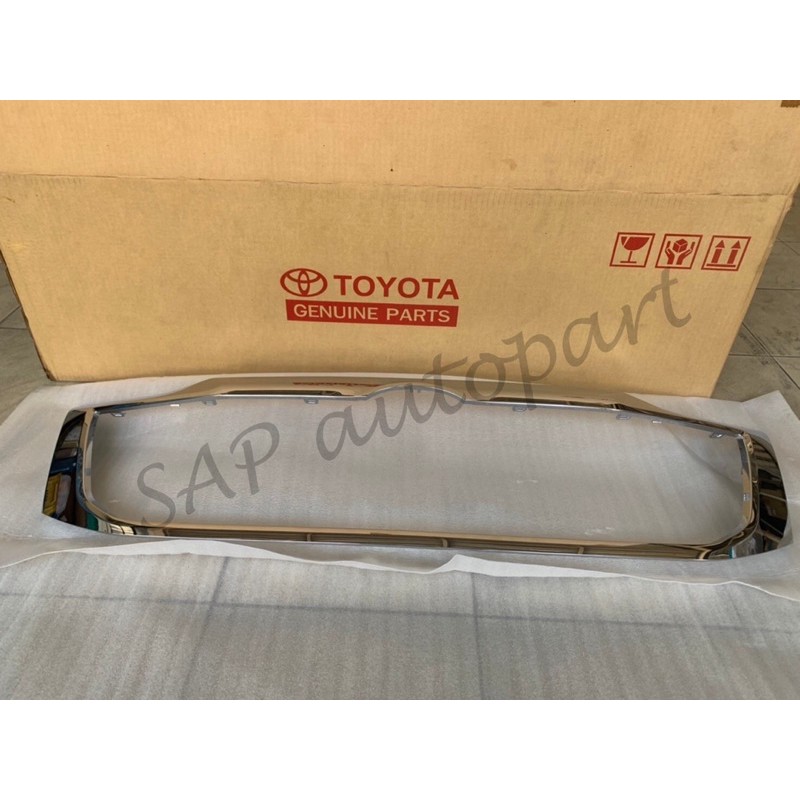 แท้จากศูนย์! คิ้ว หน้ากระจัง Toyota Vigo , วีโก้ (53121-0K460) คิ้วหน้ากระจัง