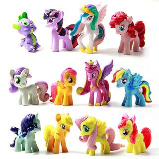 ตุ๊กตา my little pony friendship is magic ของเล่นสําหรับเด็ก 12 ชิ้น