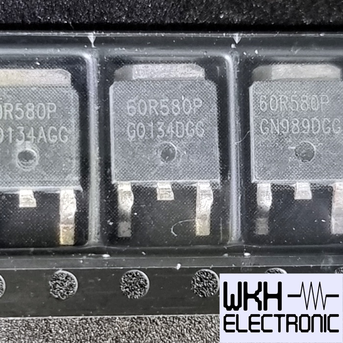 SMD 60R580P 60R580 Mosfet N-Channel 600V 0.58Ohm to-252