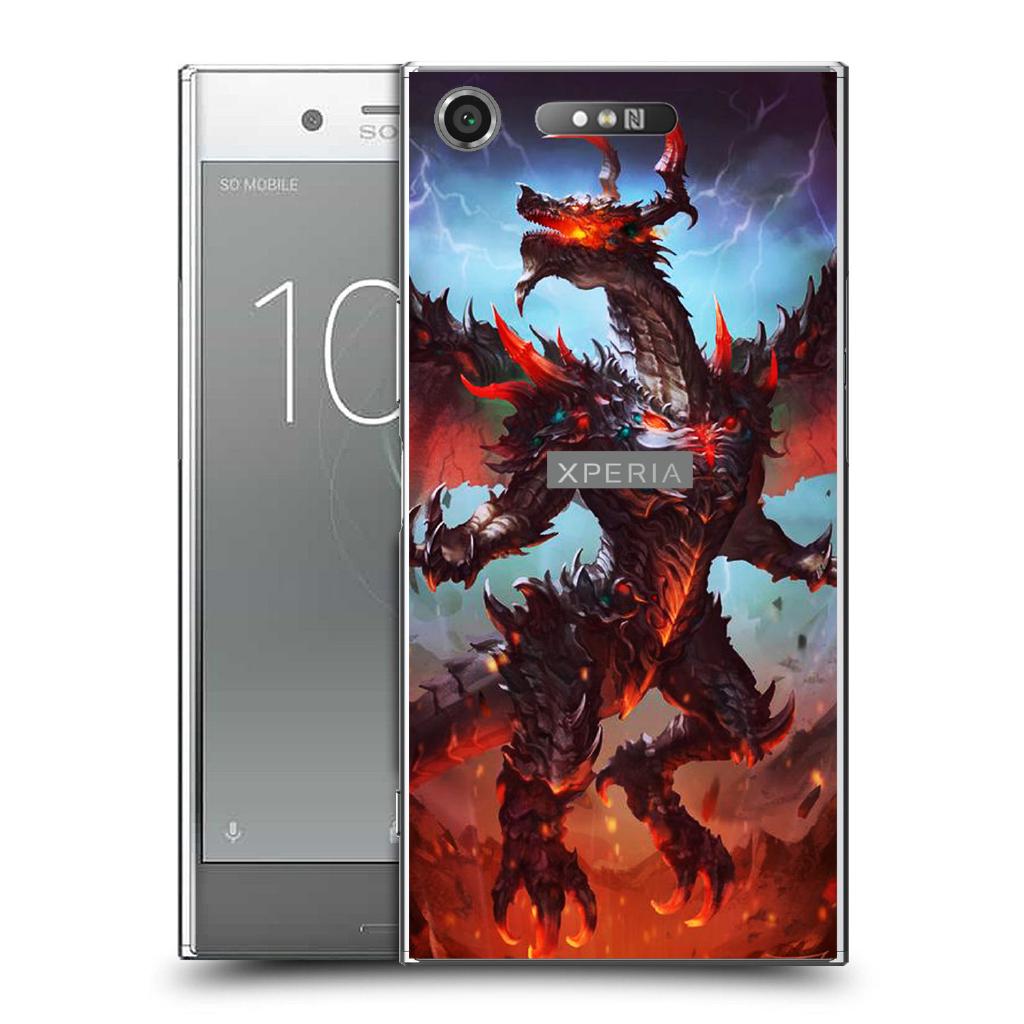 เคส สำหรับ Sony Xperia XZ1 Dragon Series Slim Back Cover [DRG003]