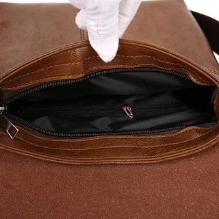 JEEP กระเป๋าสะพายไหล่ กระเป๋าเมสเซนเจอร์หนัง สำหรับผู้ชาย Messenger Bag PU Leather