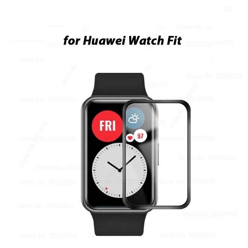 ฟิล์มกันรอยหน้าจอ แบบเต็มจอ สําหรับ Huawei Watch Fit New SE
