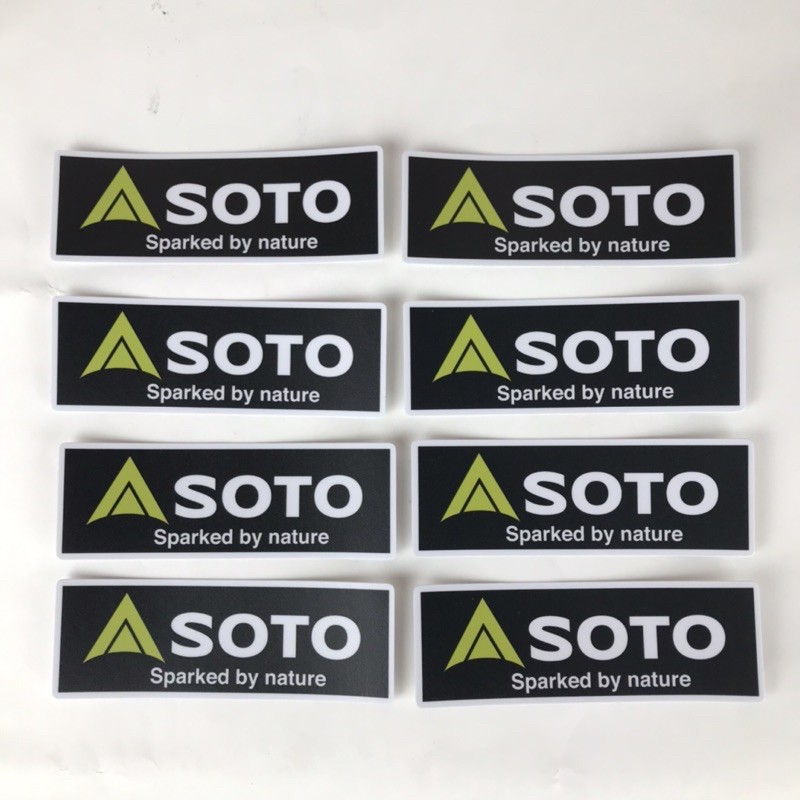 Sticker SOTO ยี่ห้อ 3M สติ๊กเกอร์แคมป์ปิ้ง กันแดด กันน้ำ สีคมชัด Sticker Camping สติ๊กเกอร์แคมปิ้ง