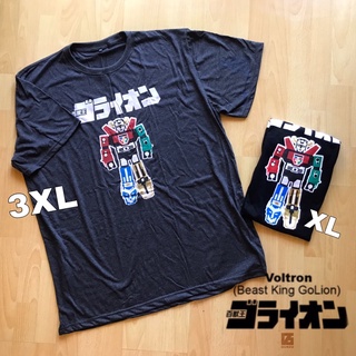 เสื้อยืดไซส์ใหญ่ ลายหุ่นยนต์ Chogokin Silk ลาย Beast king golion Voltron