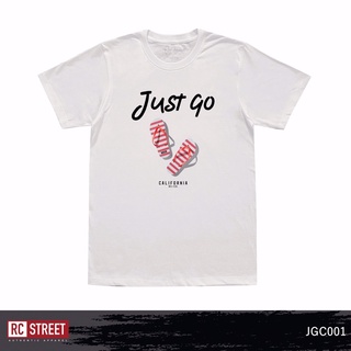 【🔥🔥】RED CHANNEL เสื้อยืด JUST GO (JGC - 100% COTTON)