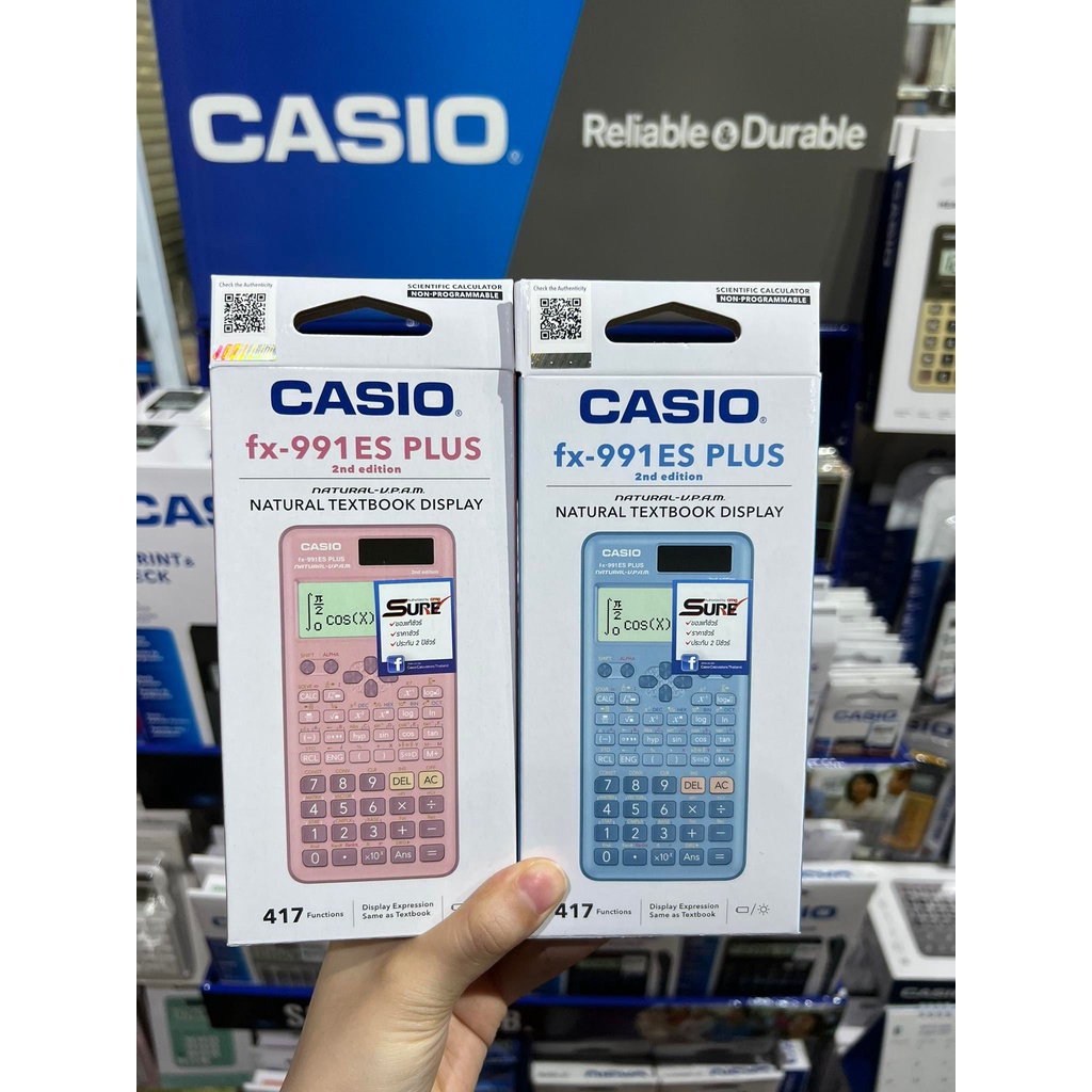 เครื่องคิดเลขวิทยาศาสตร์ Casio FX-991ES PLUS NEW 2nd edition ของใหม่ ของแท้ 100%
