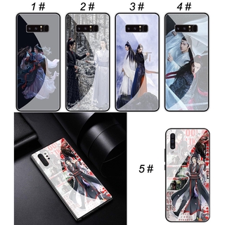 เคสกระจกนิรภัยสําหรับ Samsung Galaxy A10 A20 A30 A40 A50 A60 A70 Xiao Zhan