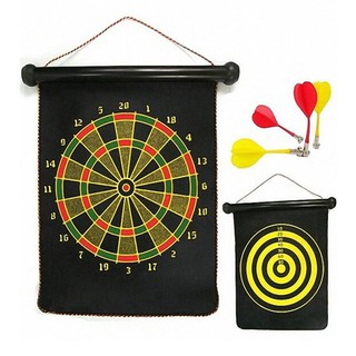 ﻿MOMMA ผ้ากำมะหยี่ แขวนประดับ ลาย เกมส์ ปาเป้า แม่เหล็ก ( Magnet Dartboard )