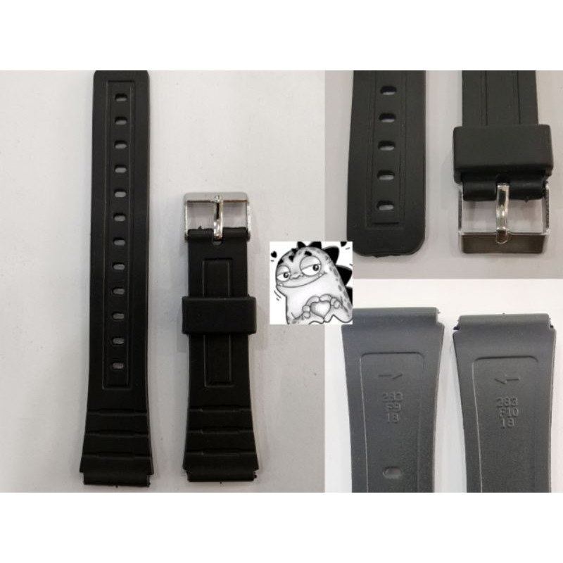 สายนาฬิกา Q & Q Casio นาฬิกา 18/20 มม.สายรัดข้อมือพลาสติกสําหรับกีฬานาฬิกา Tali Jam Tangan F 91W F91