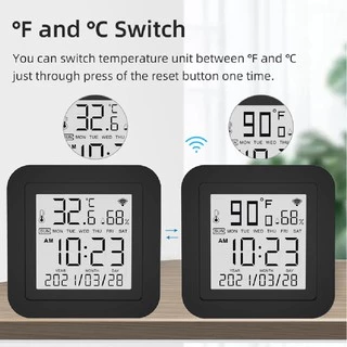 Tuya 4 in 1 WiFi IR Remote Temp and Humi Sensor มีจอ LCD รุ่น S09 S16-E S15 Pro S19 รีโมทอัจฉริยะ