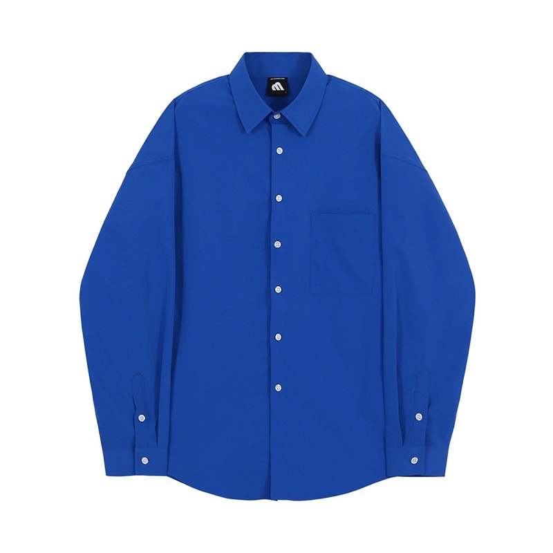 PAPA.XQ LAPIS SHIRT 💙( NEW! เสื้อเชิ้ตสีพื้น เกาหลีเกาใจ ✨)พร้อมส่ง🔥 - รูปที่ 7