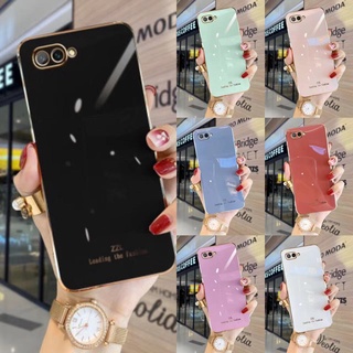 Case เคส OPPO A3S เคส Realme C2 เคส OPPO A1K เคส OPPO A92 เคส A53 A33 เคส A9 2020 A5 2020 เคส F9 A5S A7 A12 เคส A16 Ultra-Thin Luxury Cute Silicone shell