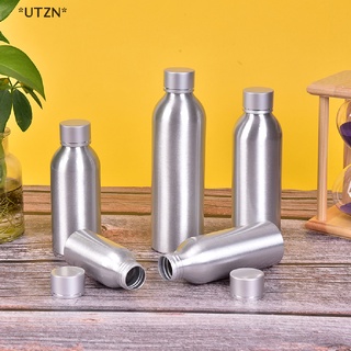 Utzn ขวดโลชั่นเปล่า โลหะ อลูมิเนียม ขนาด 50 100 120 150 250 มล.