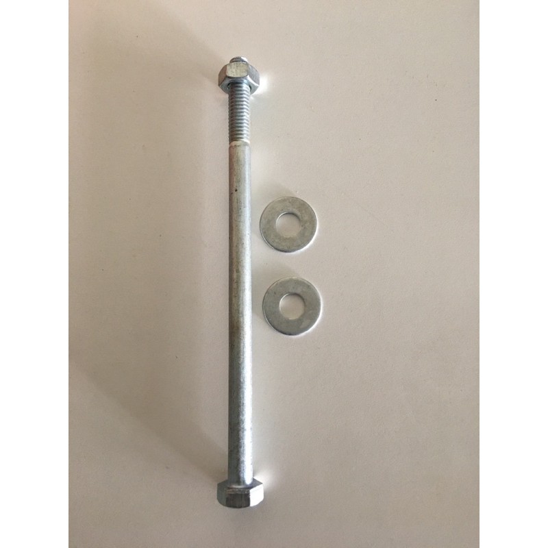 น็อตจับเสา น๊อตจับเสาไฟฟ้า น็อตจับเสาไฟฟ้า 1/2"(4หุน) ยาว 6"-12" พร้อมแหวน+ตัวเมีย น๊อตจับแร็คช่อง