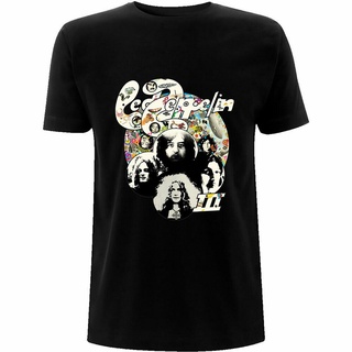 เสื้อยืดผ้าฝ้ายพิมพ์ลายคลาสสิก เสื้อยืด พิมพ์ลาย ZEPPELIN LED