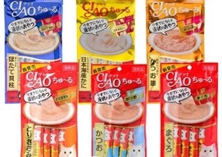4หลอด/ซองCiao Churu❤️เชาว์ชูหรุ ขนมแมวเลีย 1 ซองบรรจุ 4หลอด มากันให้เลือกอร่อยถึง 12 รสชาติ