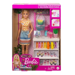 ตุ๊กตาบาร์บี้ รุ่น GRN75 Barbie Smoothie Bar Playset  GRN75