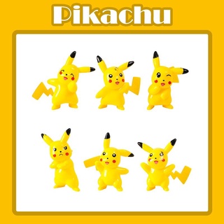 โมเดลฟิกเกอร์ การ์ตูนอนิเมะ Pikachu สําหรับตกแต่งเค้ก