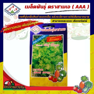 AAA 🇹🇭 ผักซอง A033# ผักกาดหอม (ผักสลัด)พันธุ์บิ๊กบูม เมล็ดพันธุ์ เมล็ดพันธุ์ผัก เมล็ดพันธุ์ ผักสวนครัว ตราAAA สามเอ