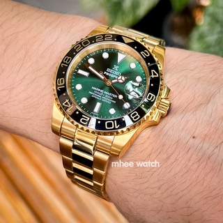 Seiko Modified Loki Golden Green Dial