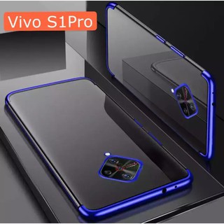 Case Vivo S1 Pro เคสวีโว่ S1Pro เคสใสขอบสี เคสนิ่ม TPU CASE เคสซิลิโคน เคส vivo s1 pro สวยและบาง รับประกันความพอใจ