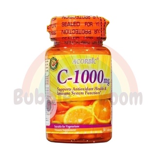 New!! Acorbic vitamin C-1000 mg อคอร์บิค วิตามินซี 100% by JP cosmetics