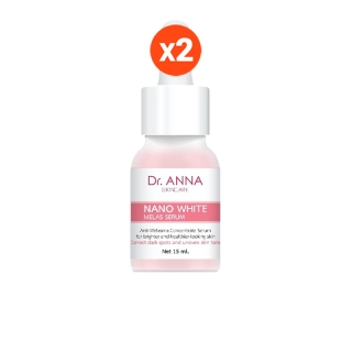 เซรั่มสลายฝ้า [1 ขวด 490 บาท]ดร.แอนน่า สูตรเข้มข้นด้วยพลัง x3 เท่า เคลียร์ฝ้ากระ ฝ้าลึก Nano White Melas Serum